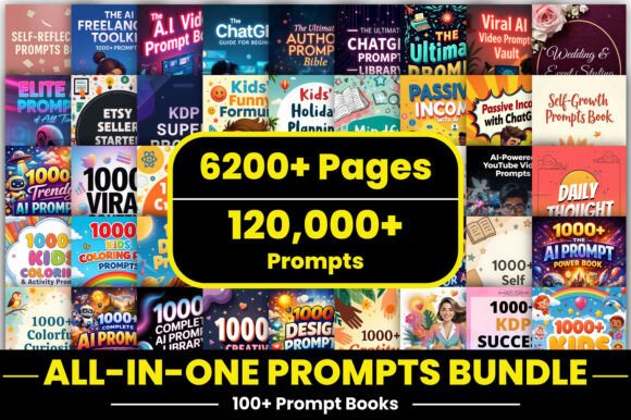 100 Prompt Books – All-in-One Bundle