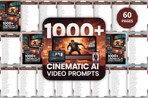 1000 Cinematic AI Video Prompts: A Game-Changer for Content Creators