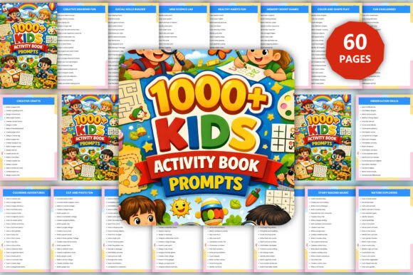 1000 Kids Activity Book Prompts: A Creative Learning Resource for Parents, Educators, and Creators