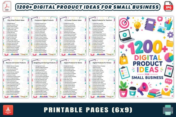 1200 Digital Product Ideas for Small Business: A Comprehensive Guide