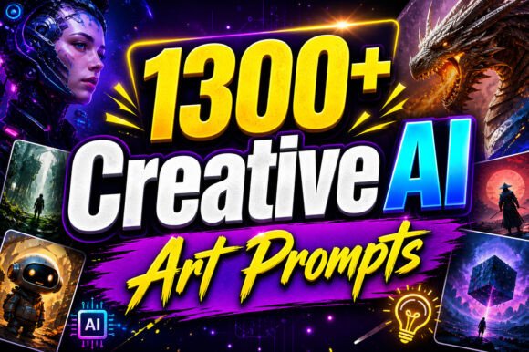🎨 1300 Creative AI Art Prompts: Your Ultimate Digital Playground for Modern Creativity