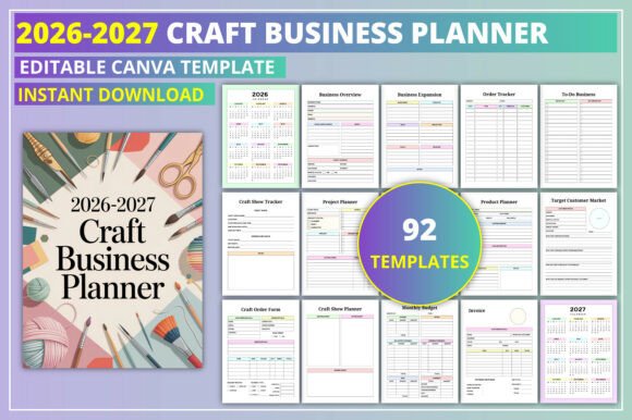 2026-2027 Craft Business Planner