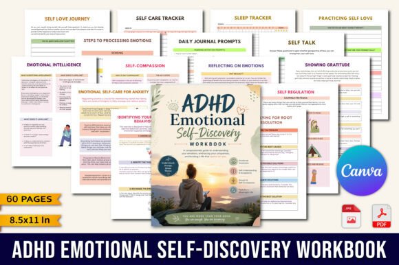 ADHD Emotional Self-Discovery Workbook