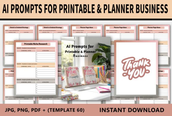 AI Prompts for Printable Planner