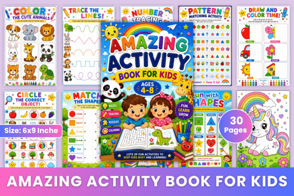Amazing Activity Book for Kids