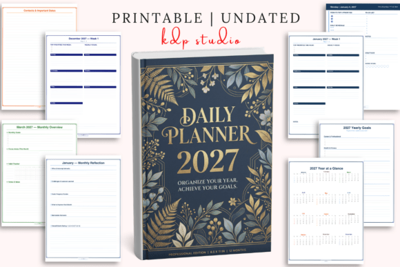 Daily Planner 2027: A Strategic Tool for Structured Productivity and Goal Achievement