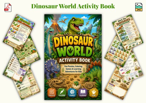 Dinosaur World Activity Book