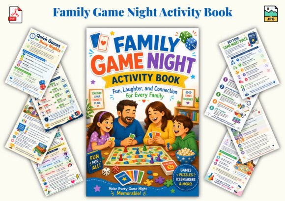 Family Game Night Activity Book