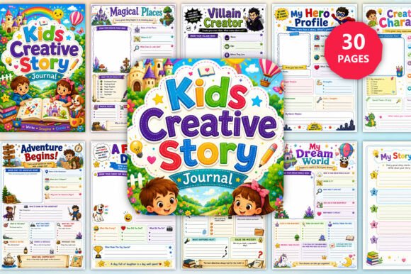 Kids Creative Story Journal