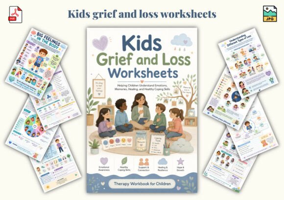 Kids Grief and Loss Worksheets