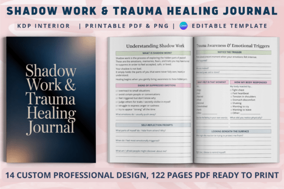 Shadow Work Trauma Healing Journal