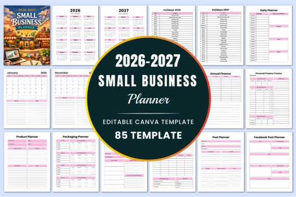 The Ultimate 2026–2027 Small Business Planner: Your All-in-One Tool for Growth and Productivity